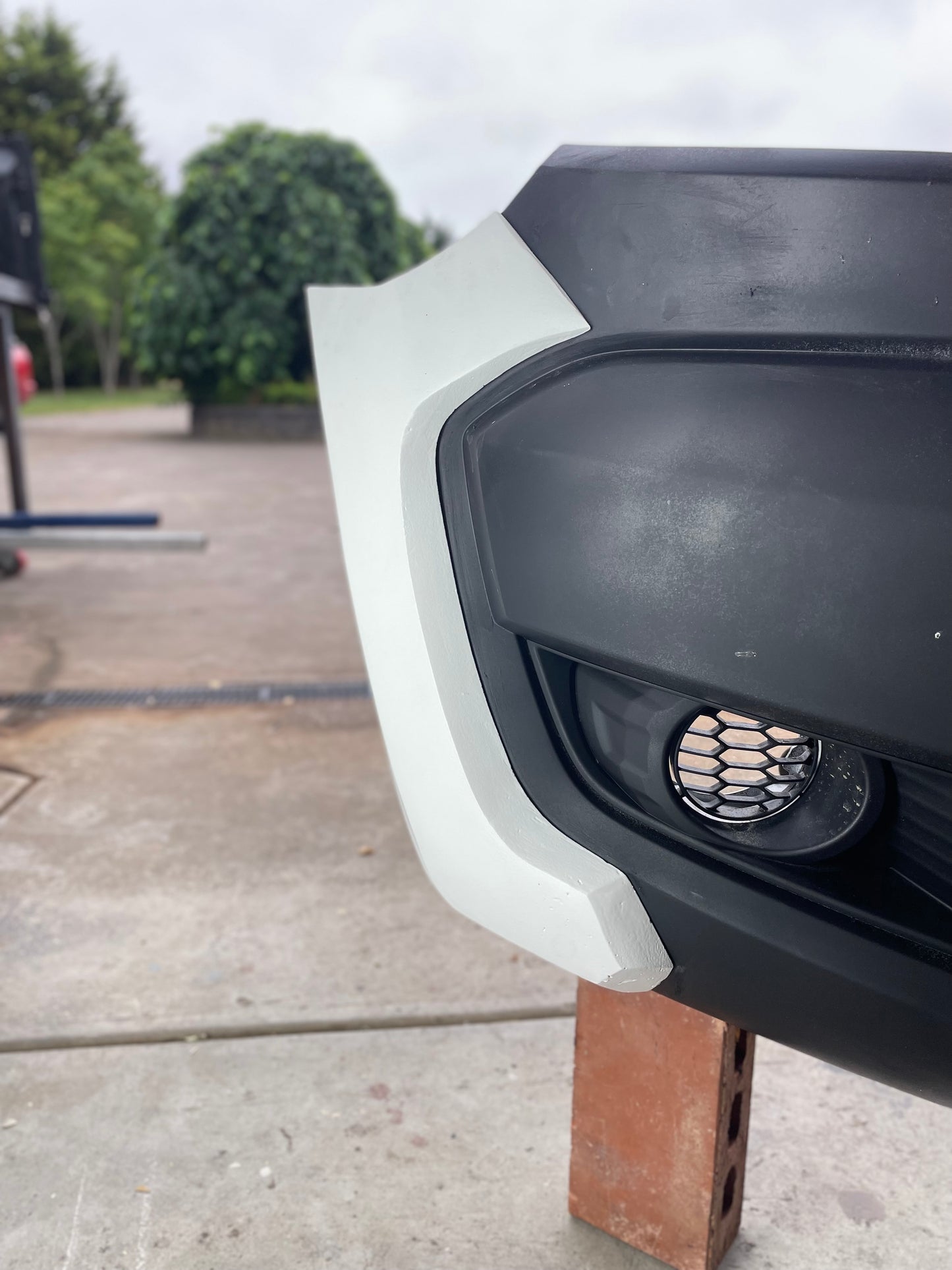 Front bumper caps Ford Ranger px2