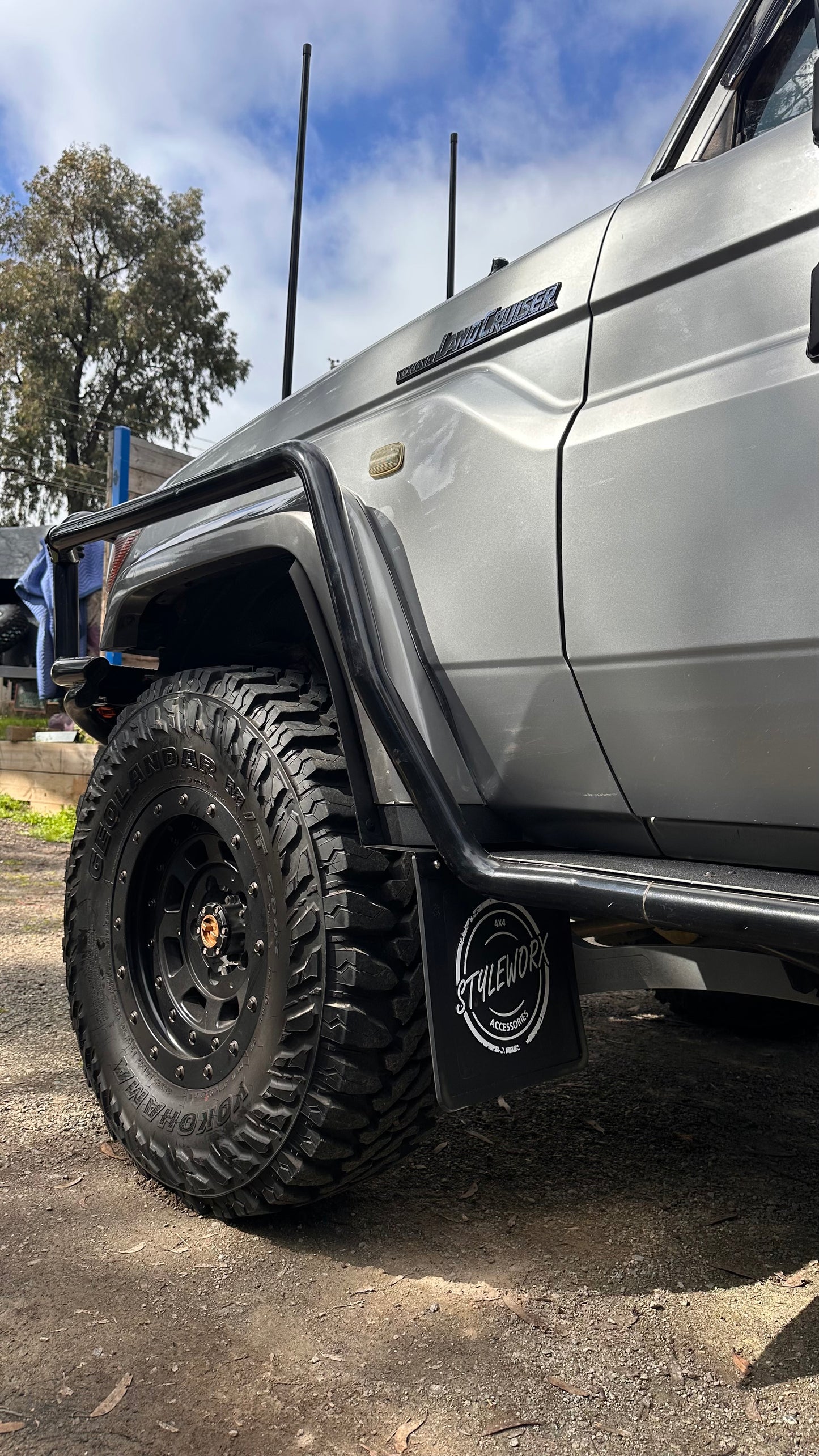 79 series offset Mudflap