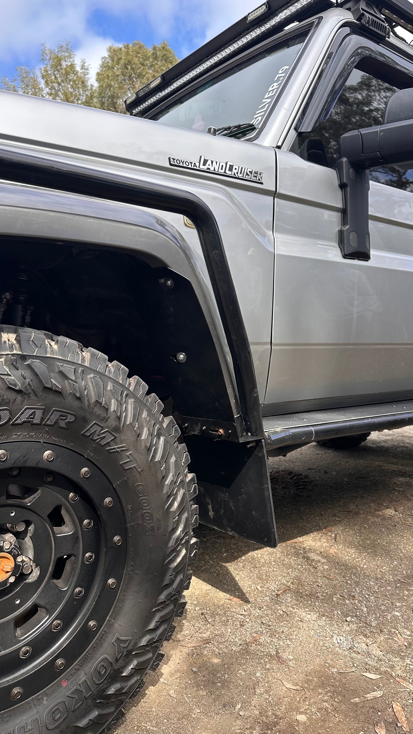 79 series offset Mudflap