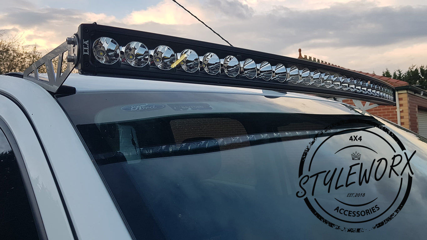 Ford Ranger PX 50" Curved Light Bar Mounts
